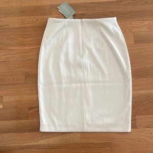 H&M Classic Cream Pencil Skirt